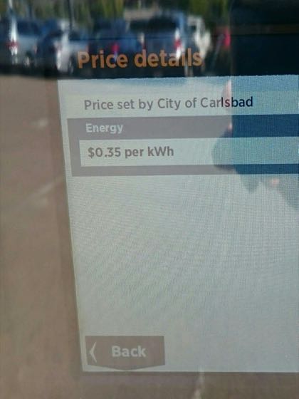 EV charger at Stagecoach Community Park