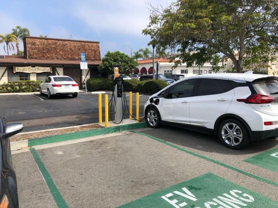 EV charger at State Street Parking Lot