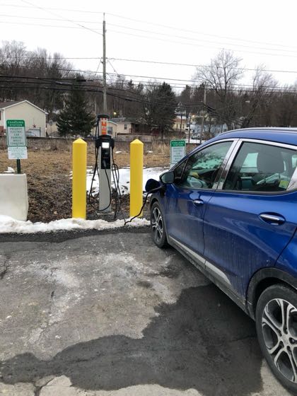 EV charger at Chatham Public Parking