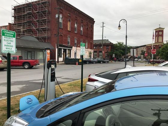 EV charger at Depot Square