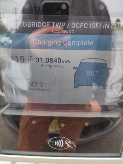 EV charger at Iselin Public Lot - Lincoln Hwy