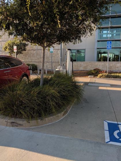 EV charger at Marina Park Community Center
