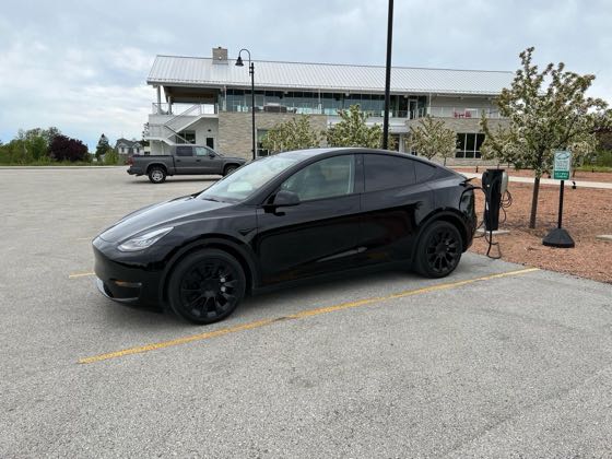 EV charger at Kress Pavilion and Egg Harbor Library