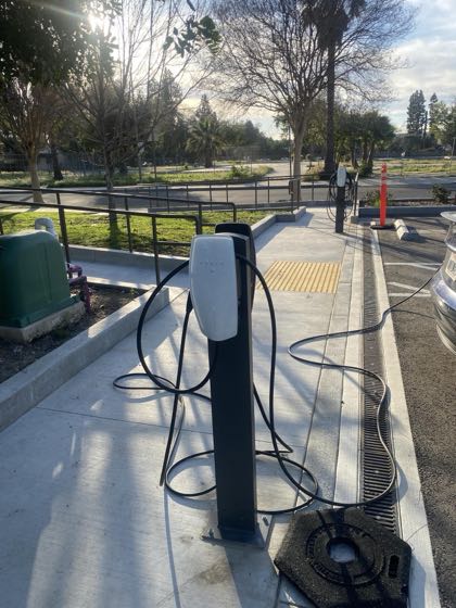 EV charger at West Valley Food Pantry