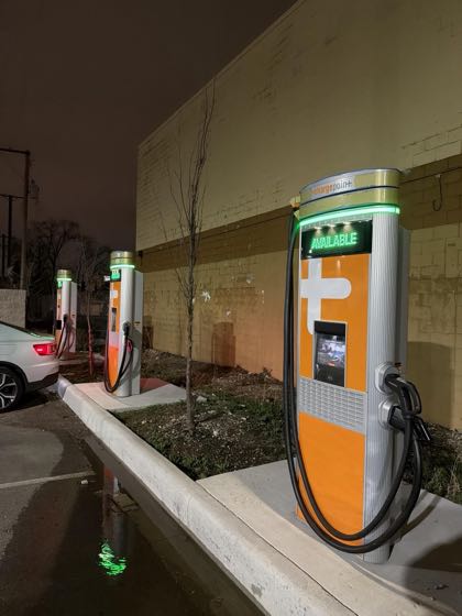 EV charger at McGrath Honda