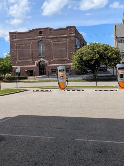 EV charger at Decatur Civic Center
