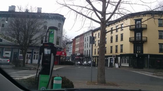 EV charger at Kingston Visitors Center Public Parking