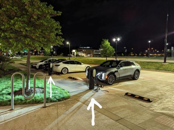 EV charger at Holiday Inn & Suites