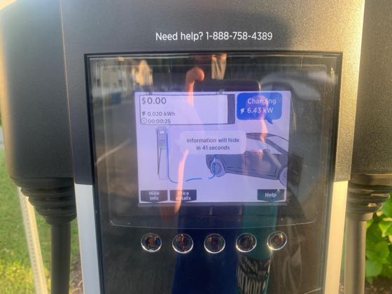 EV charger at Vacation Villages In The Berkshires