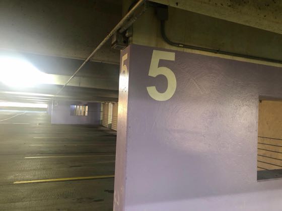 EV charger at Bridgeport Hospital Yale Healthcare Garage
