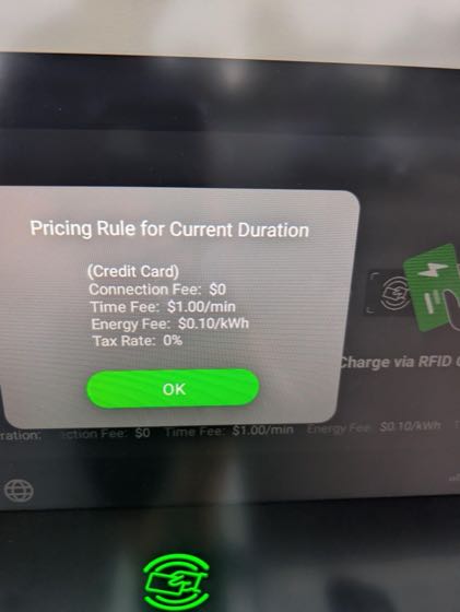 EV charger at Gelson's Parking Lot