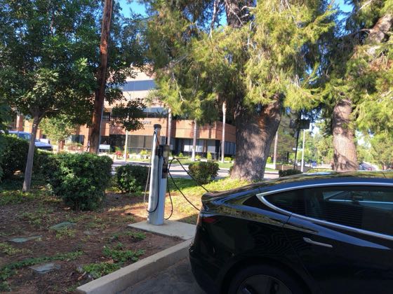 EV charger at West Hills Hospital & Medical Center