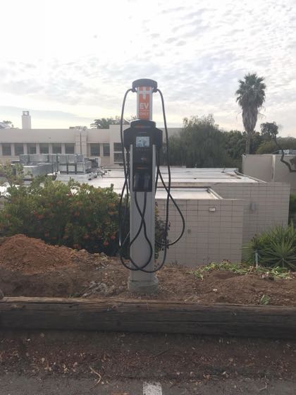 EV charger at Santa Barbara Health Center