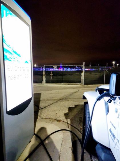 EV charger at Northbrook Court - CPK
