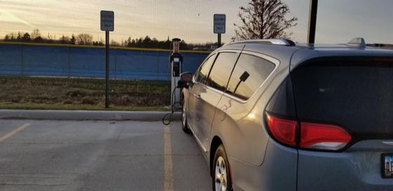 EV charger at Harper College/ NCH/ Palatine Park District 
