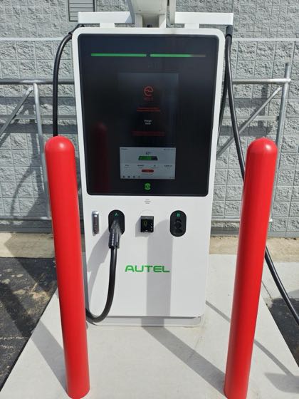EV charger at Extreme Dodge Chrysler Jeep Ram