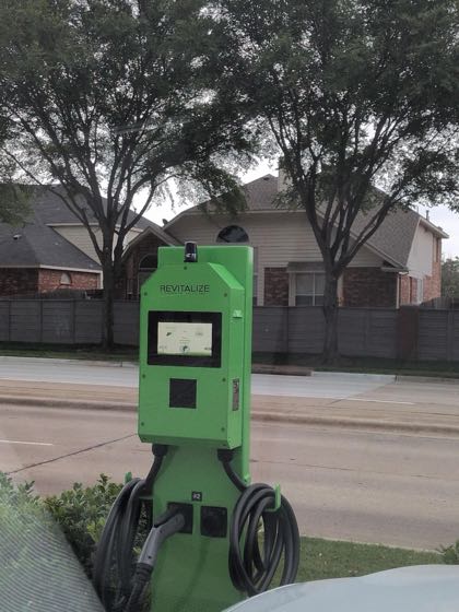 EV charger at Betty Warmack Library