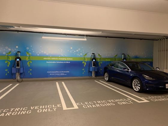 EV charger at 4655 Executive Dr Parking Garage