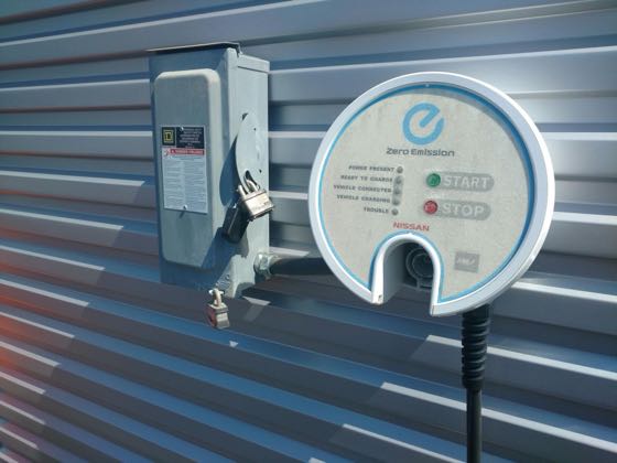 EV charger at Alexander Nissan