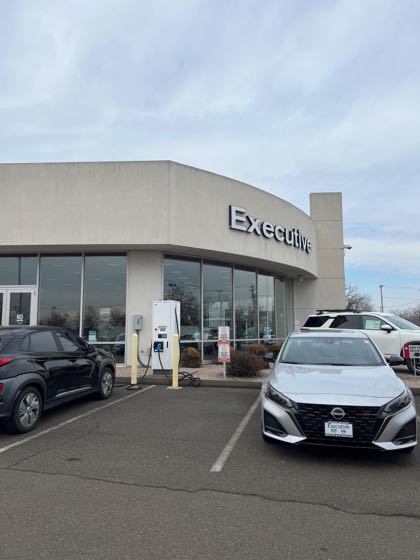 EV charger at Executive Nissan
