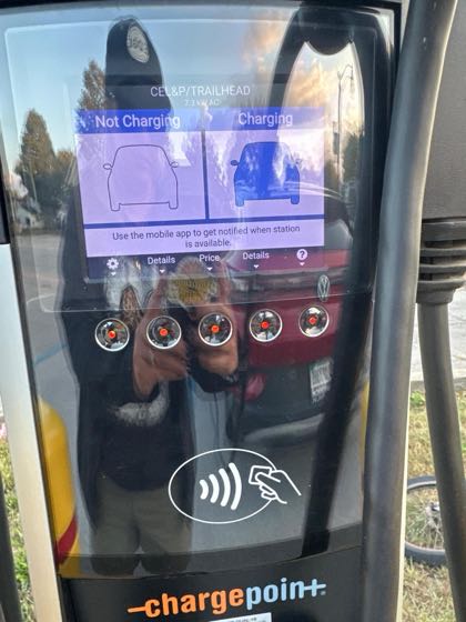 EV charger at Trailhead Park