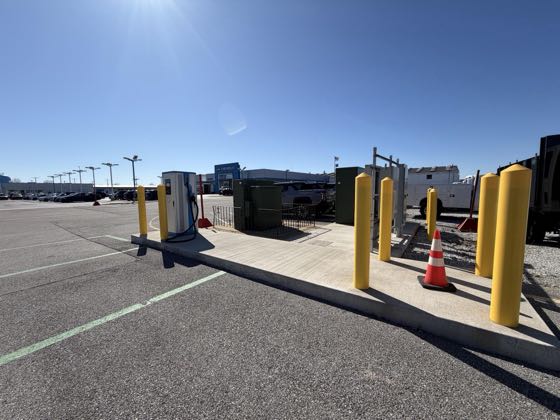 EV charger at Christenson Chevrolet