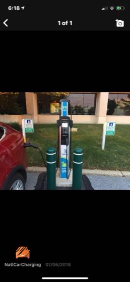 EV charger at 640 Freedom Business Center