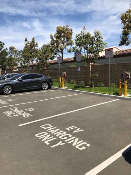 EV charger at Andorra Apartments - West