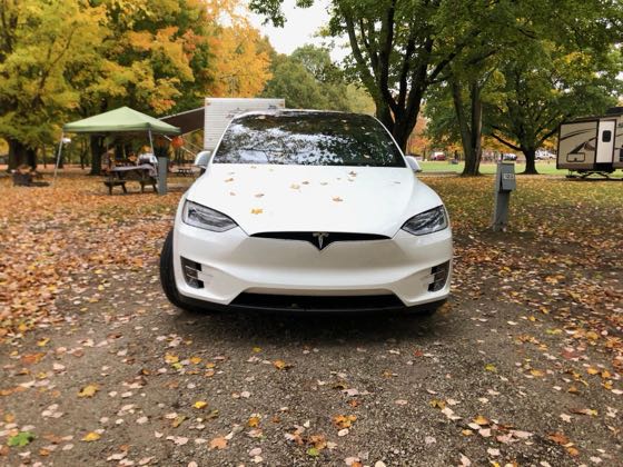 EV charger at Chain O Lakes St Park