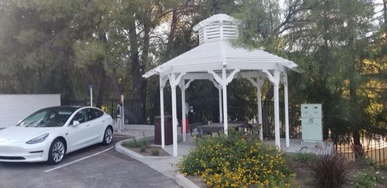 EV charger at Hidden Hills City Center