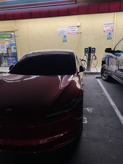 EV charger at 7-Eleven