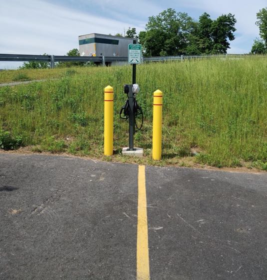 EV charger at Green Valley Terrace Luxury Apartments