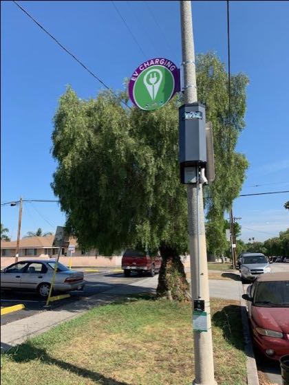 EV charger at King Ave Parking/Charging