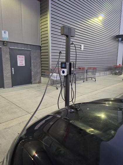 EV charger at Costco Wholesale