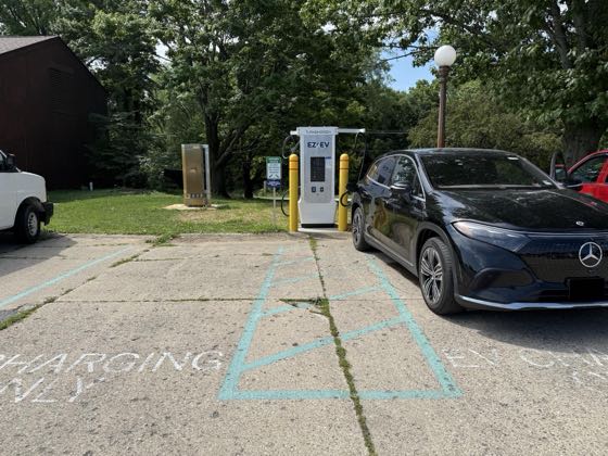 EV charger at The Beef House Restaurant & Dinner Theatre