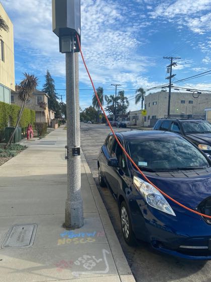 EV charger at Denker Ave Parking
