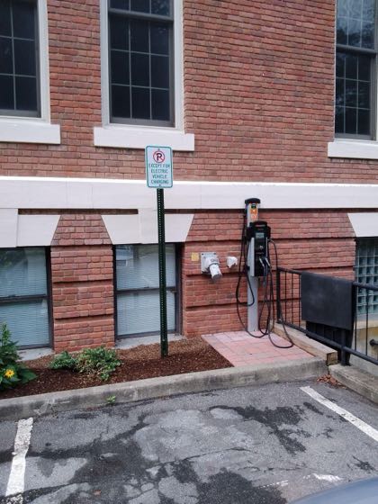 EV charger at Croton Town Hall