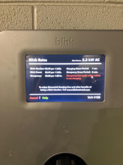EV charger at One Bennett Park
