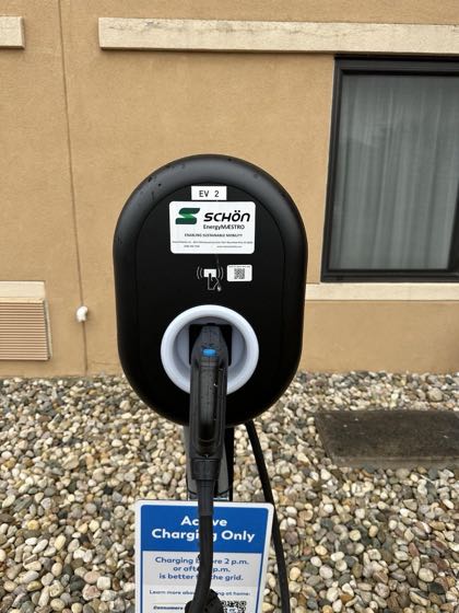 EV charger at Courtyard by Marriott Battle Creek