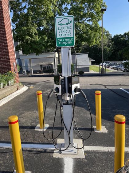 EV charger at Sleep Inn & Suites Niantic