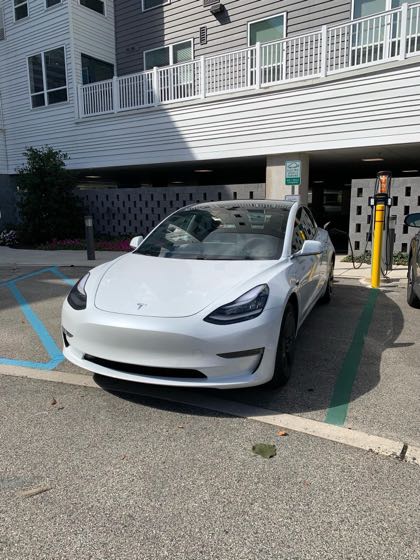 EV charger at The Isle Apartments