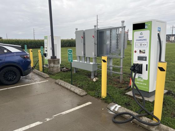 EV charger at Sleep Inn & Suites