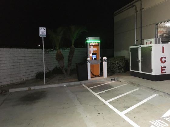 EV charger at H&S Energy Chevron