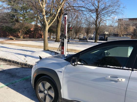 EV charger at Verona Municipal/HB Whitehorne MS