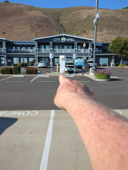 EV charger at City of Pismo Beach - City Hall