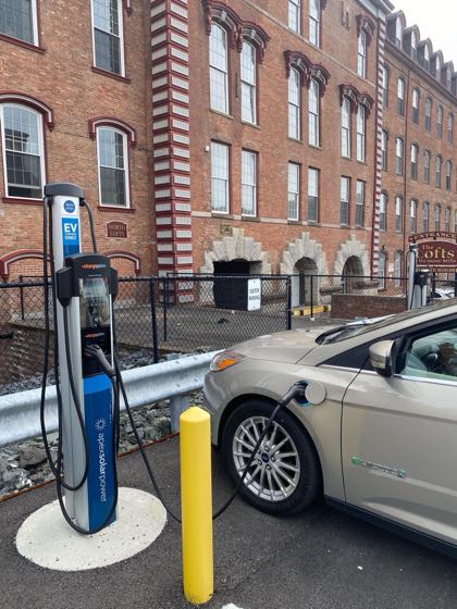 EV charger at The Lofts at Harmony Mills (1)