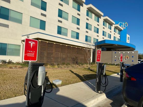 EV charger at GLō Best Western Dallas South DeSoto