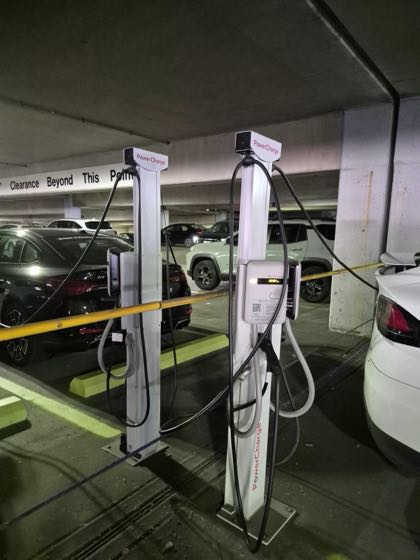 EV charger at 220 N Senate Ave