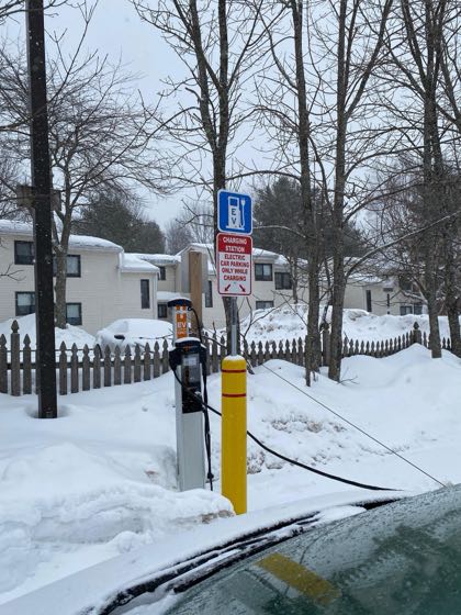 EV charger at Borsht Belt/ Sullivan County Government Center
