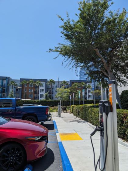 EV charger at UCI Medical Center - Uttam Reddy